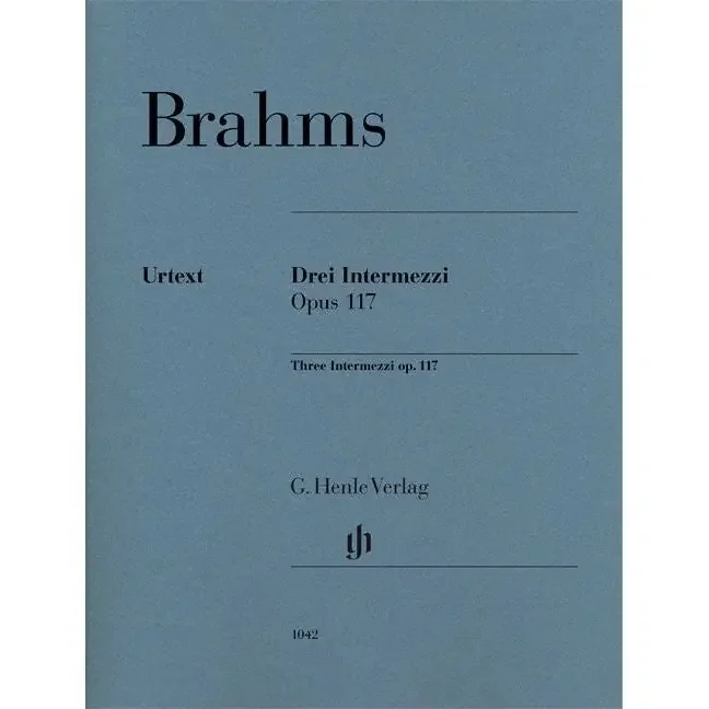 Brahms, Johannes Three Intermezzi op. 117