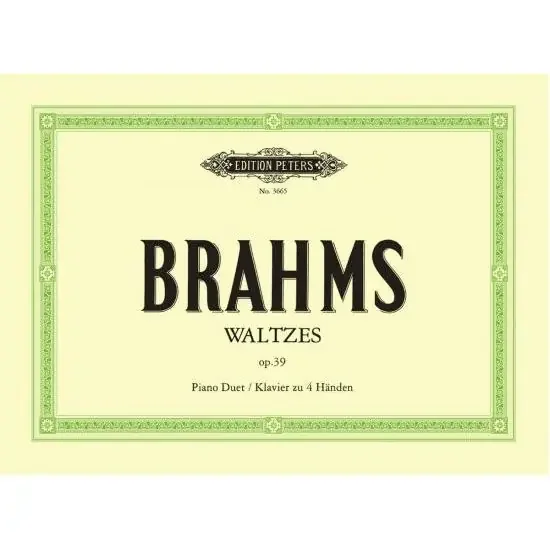 Brahms, Johannes Waltzes Op. 39