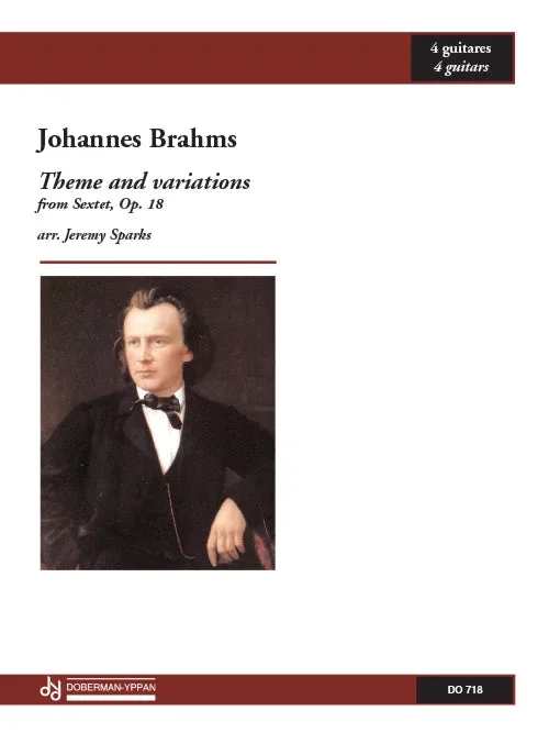 Brahms: Theme and variations (arr. for guitar quartet)