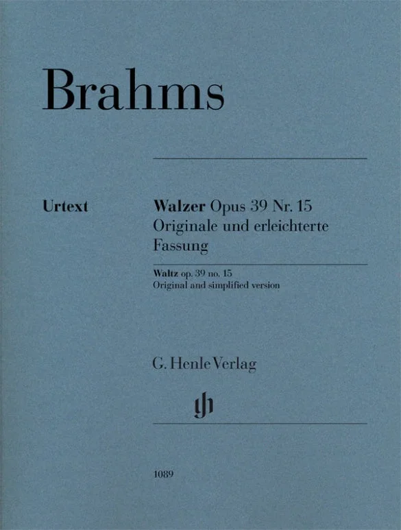 Brahms: Waltz, Op. 39, No. 15 (Original & Simplified Versions)
