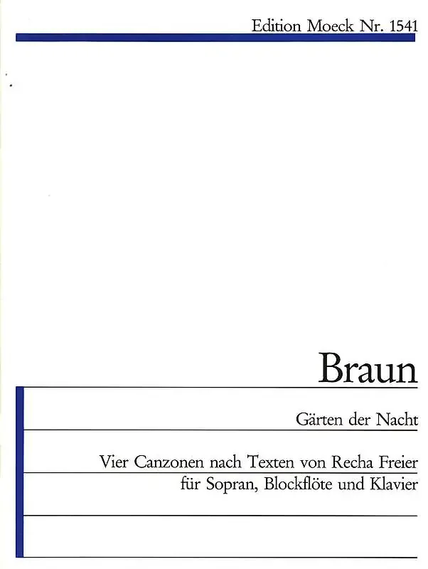 Braun Gaerten der Nacht