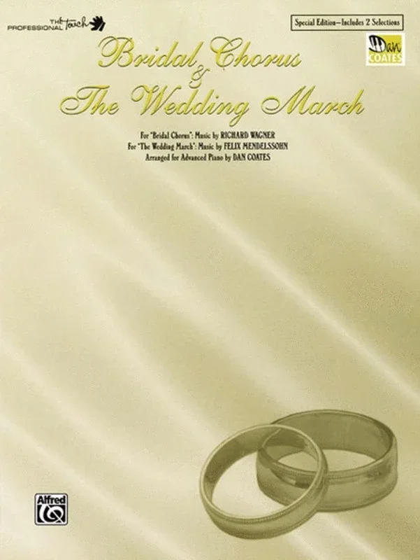 Bridal Chorus / The Wedding March Adv Piano Book