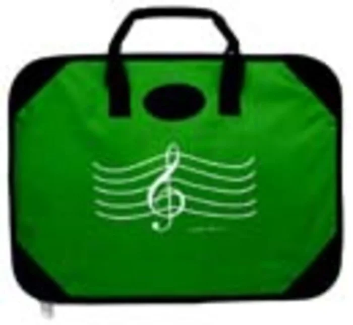Briefcase G Clef Green