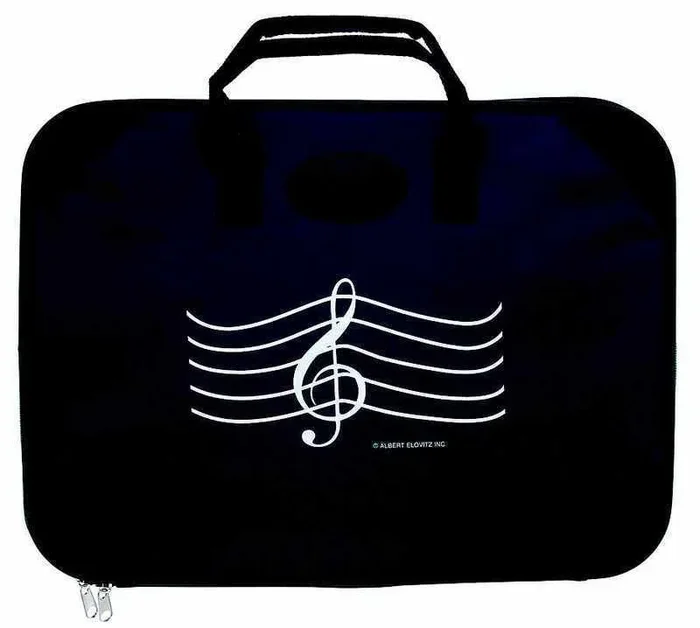 Briefcase G Clef Navy