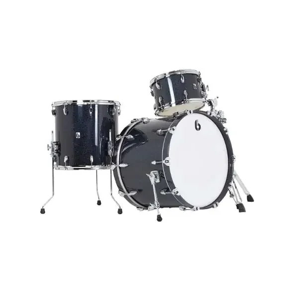 British Drum Company Legend Ultra Series 3-piece Drum Kit – Raven Glass