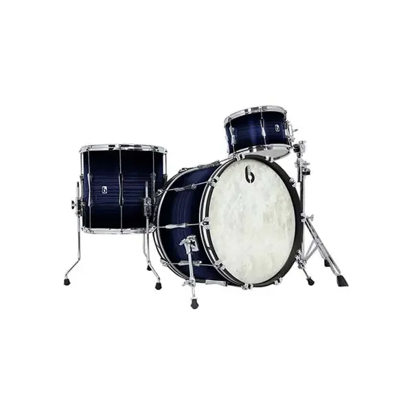 British Drum Company Lounge Series 3-piece Drum Kit – Carnaby Blue