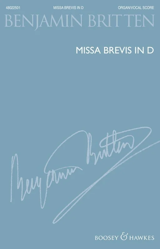 Britten – Missa Brevis In D Boys Voices/Organ