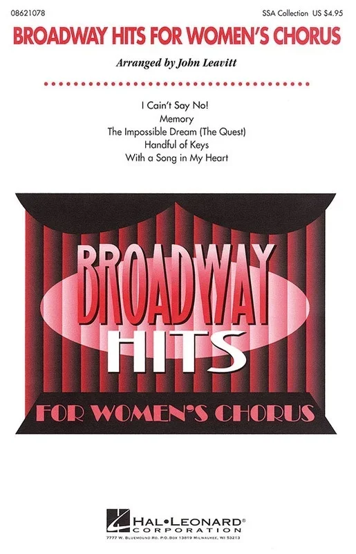 Broadways Hits For Womens Chorus SSA (Octavo)