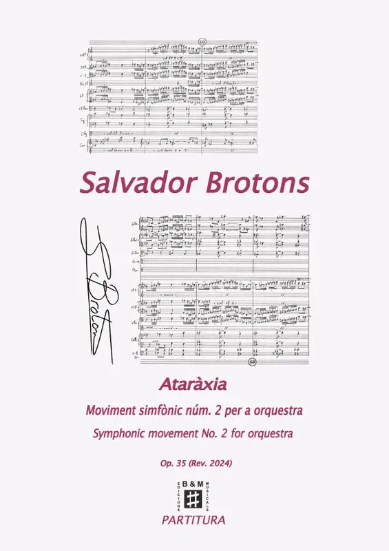 Brotons: 2nd Movement from Ataràxia, Op. 35