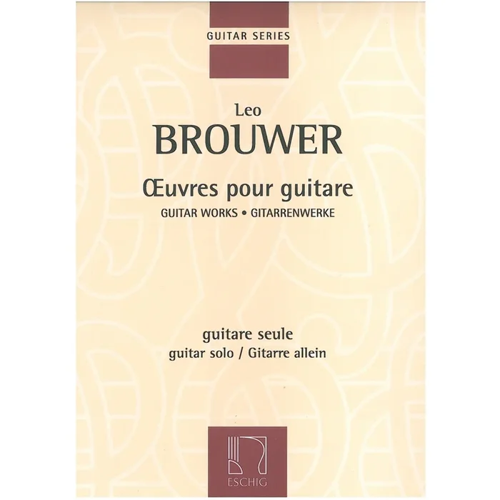 Brouwer, Leo – Œuvres pour guitare