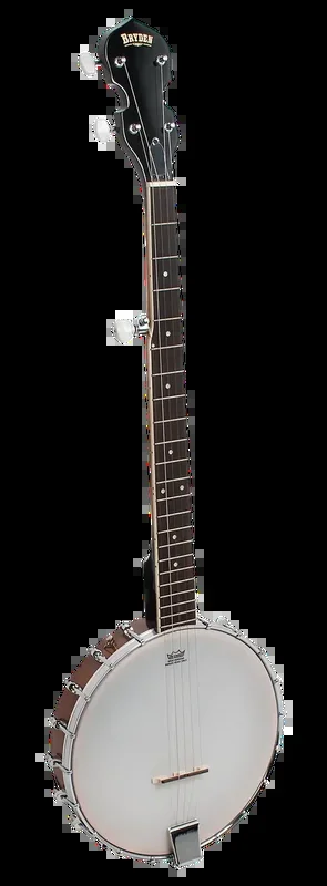 Bryden 5-String Open Back Banjo with Mahogany Rim and Pearl Inlays