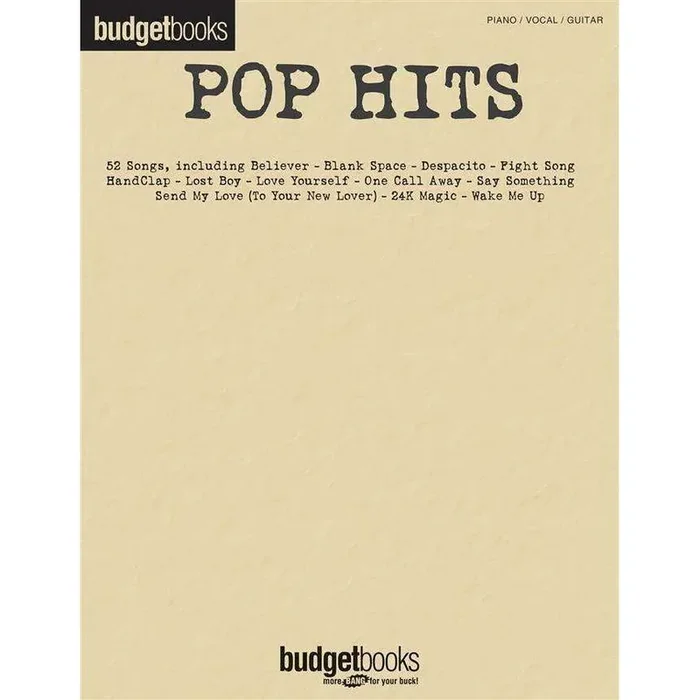 Budget Books Pop Hits