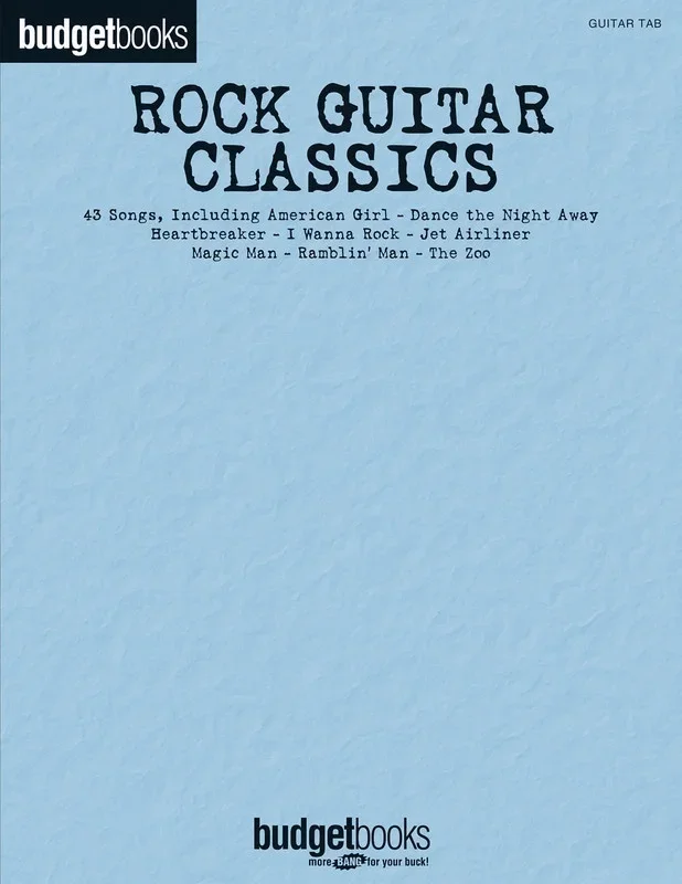 Budget Books Rock Guitar Classics Guitar TAB (Softcover Book)