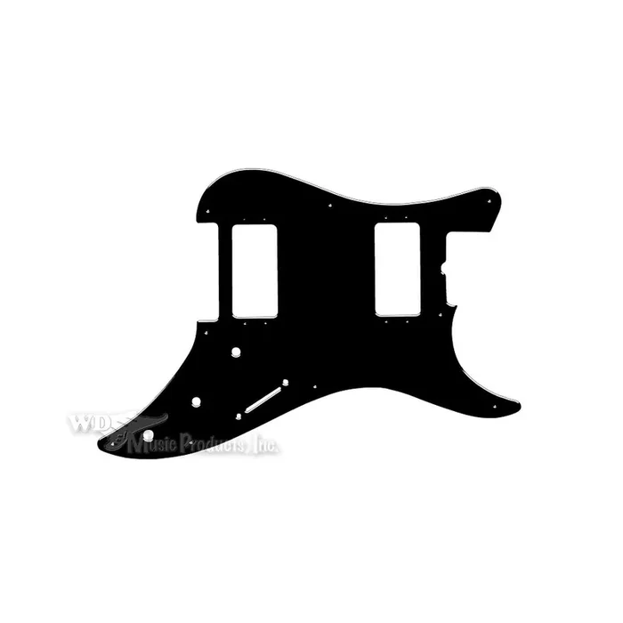 Bullet 2 Humbuckers – Solid Shiny Black .090″ / 2.29mm thick, with bevelled edge