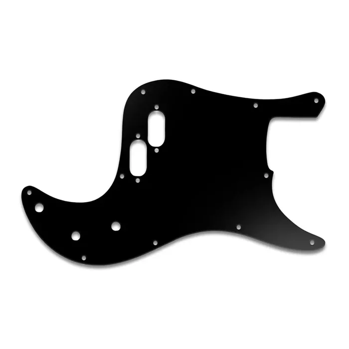 Bullet Bass – Matte Black .090″ / 2.29mm thick, with bevelled edge.