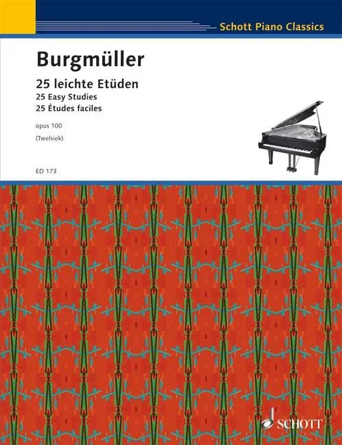 Burgmueller, Friedrich : Burgmueller, Friedrich : Anxiety, – piano – Schott Digital