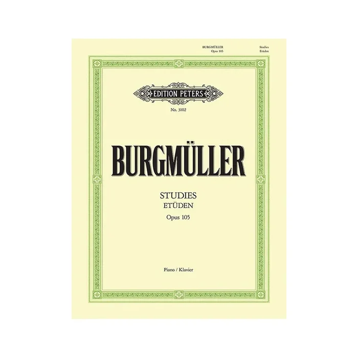 Burgmuller, Friedrich – 12 Brilliant & Melodious Studies Op.105