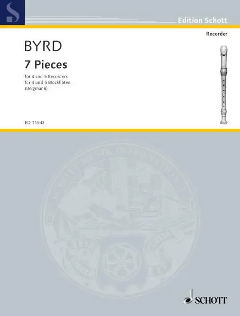 Byrd 7 Pieces for 4-5 Recorders