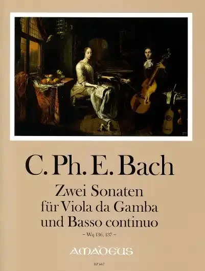 C. P. E. Bach 2 Sonatas for Viola da Gamba and Basso Continuo