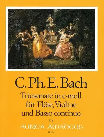 C.P.E. Bach Trio Sonata in C Minor for Flute, Violin and Basso Continuo
