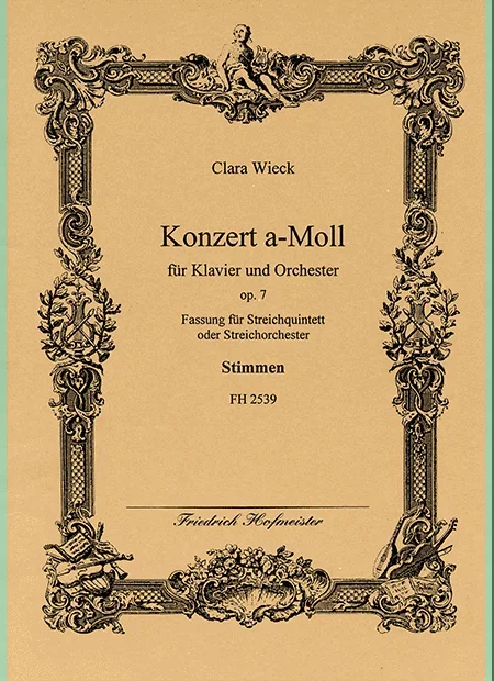 C. Schumann: Piano Concerto in A Minor, Op. 7 (arr. for piano quintet)