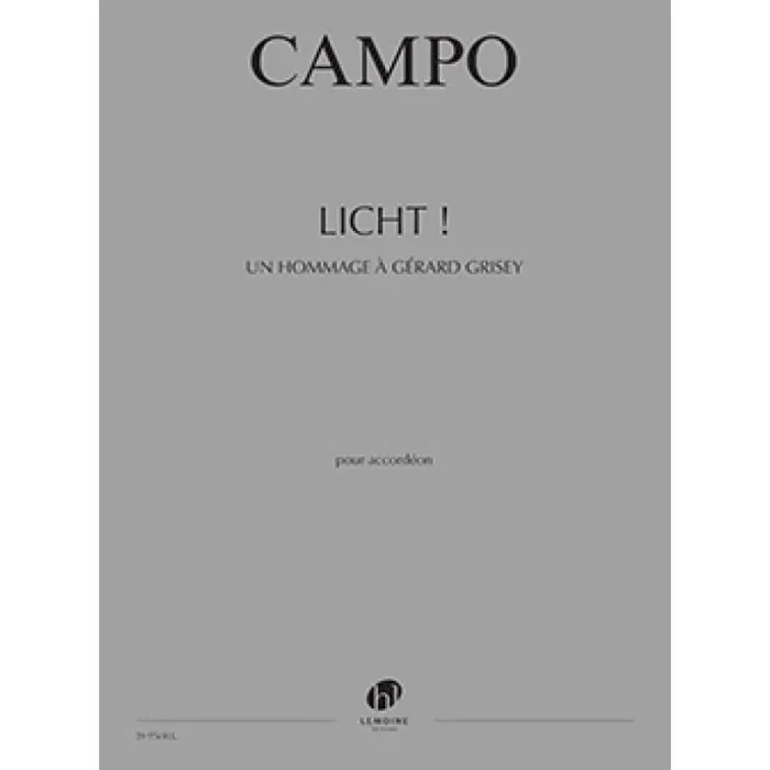 Campo, Régis – Licht!
