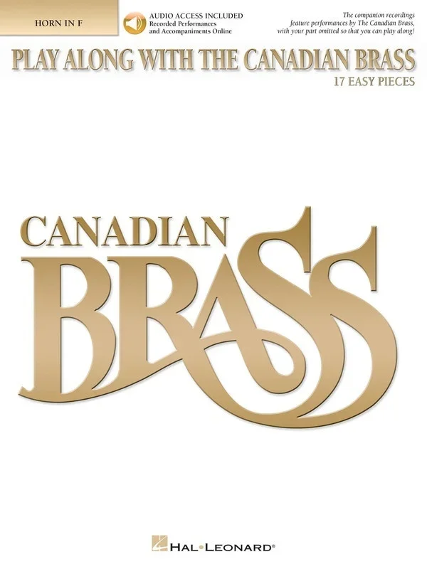 Canadian Brass Play Along F Horn Book/Online Audio (Softcover Book/Online Audio)