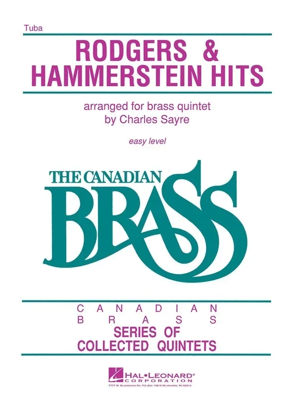 Canadian Brass Rodgers And Hammerstein Tuba (Part) Book