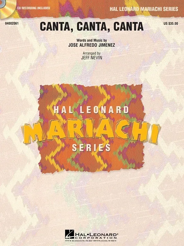 Canta Canta Canta Mariachi Series (Music Score/Parts/CD)