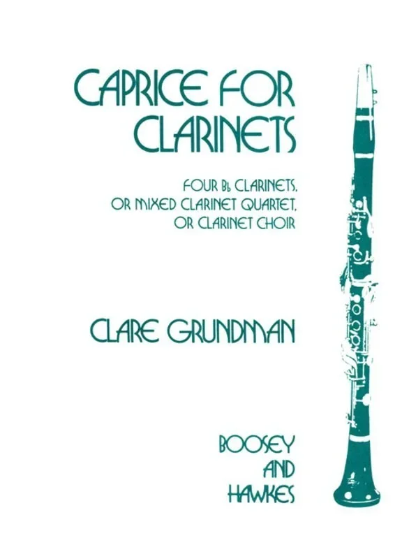 Caprice For Clarinets (Music Score/Parts)