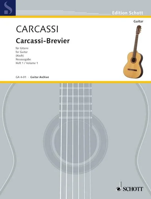 Carcassi, Matteo : Carcassi, Matteo : Brevier: Ausgewählte Werke, – guitar – Schott Digital