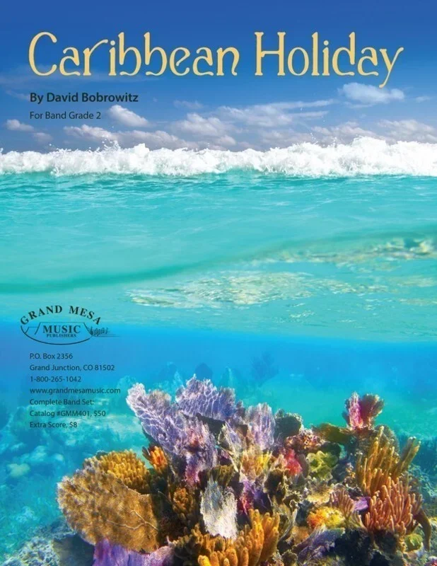Caribbean Holiday Concert Band 2 Score/Parts Book