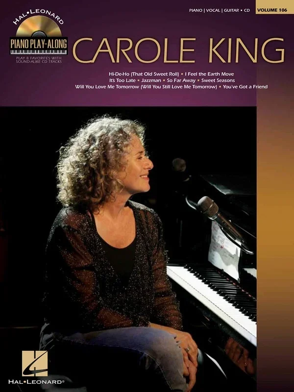 Carole King Piano Play Along Book/CD V106 (Softcover Book/CD)