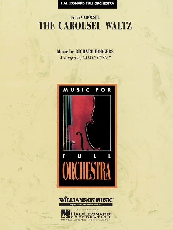 Carousel Waltz Hal Leonard Full Orchestra 3-4 Score/Parts (Pod) (Music Score/Parts)