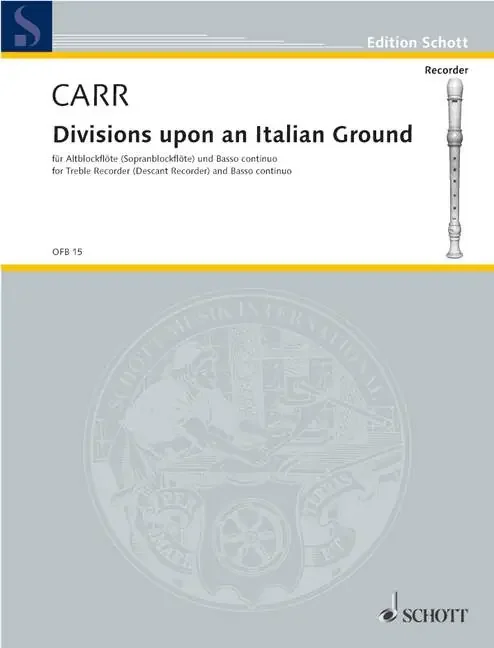 Carr Divisions Upon An Italian Ground