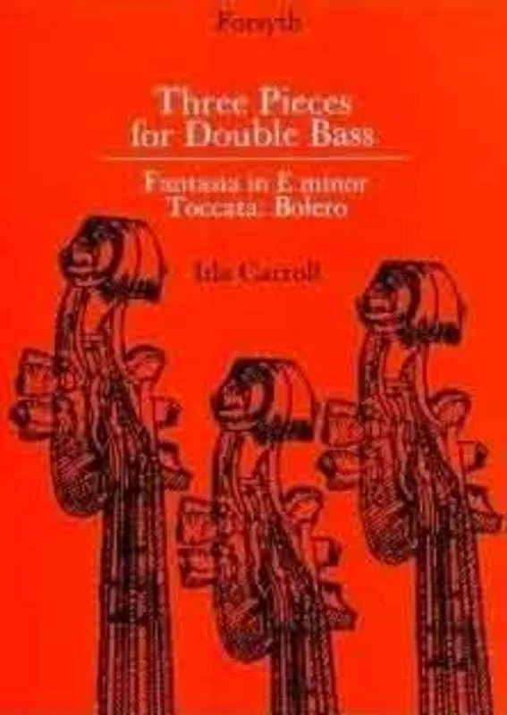 Carroll – 3 Pieces For Double Bass (Softcover Book)