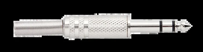 Carson Cable Co Rock Plug Stereo 6.3mm Nickel Plated Plug