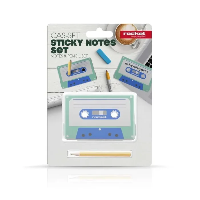 Cas-Set – Sticky Notes Set (Notes & Pencil)