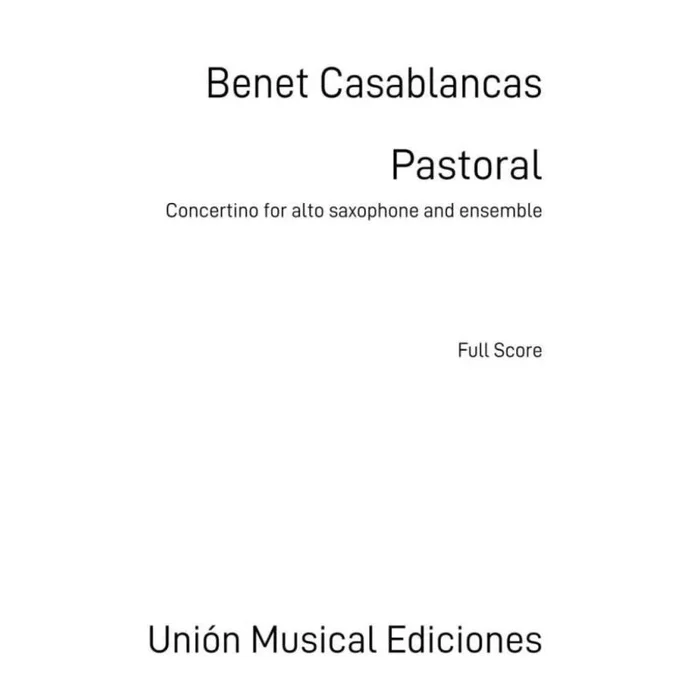 Casablancas, Benet – Pastoral