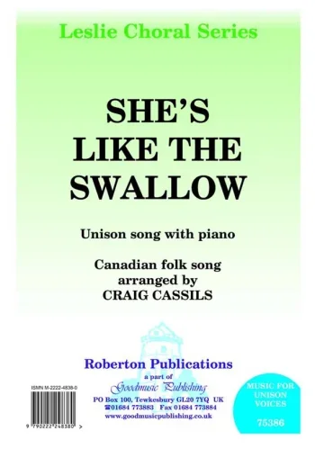 Cassils : Shes Like The Swallow C Minor: Vocal Unison (cassils)