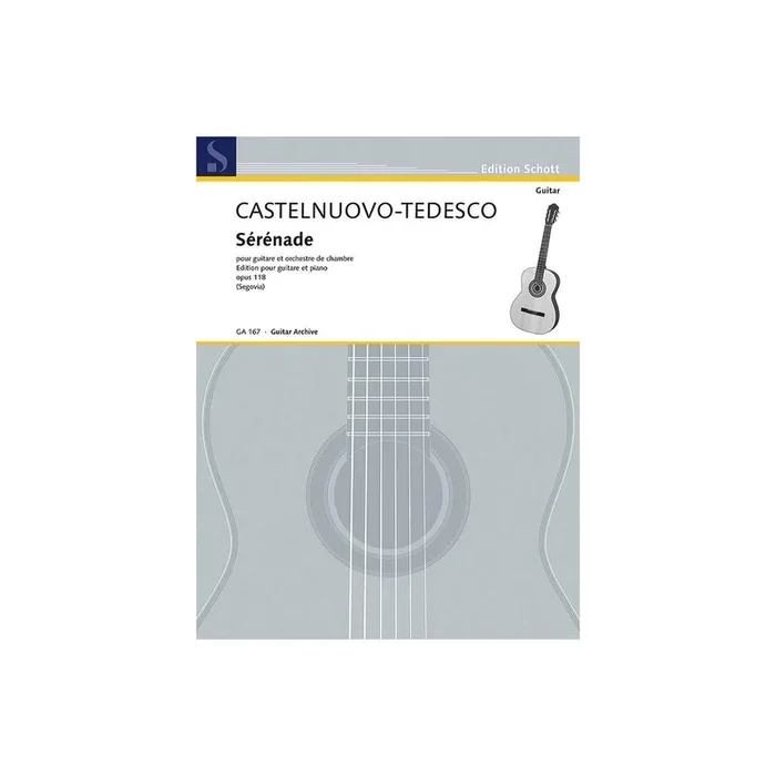 Castelnuovo-Tedesco, Mario – Serenade d minor op. 118