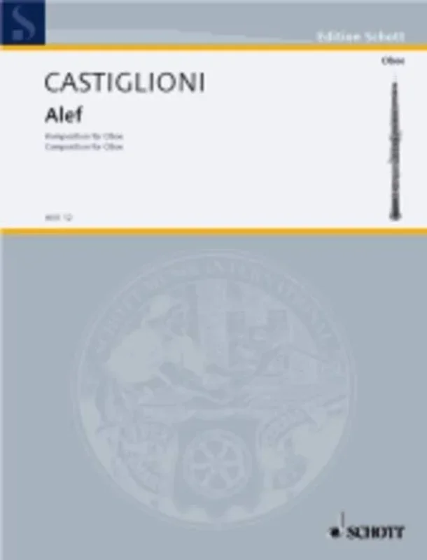 Castiglioni – Alef Composition For Oboe (Softcover Book)