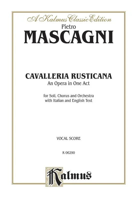 Cavalleria Rusticana Vocal Sc