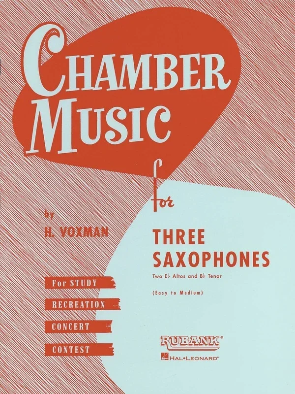 Chamber Music 3 Sax (Music Score/Parts)