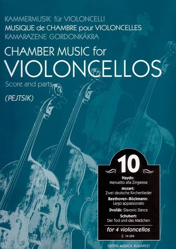 Chamber Music For Cellos Vol 10 (Music Score/Parts)