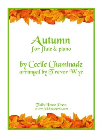 Chaminade : Autumn: Op.35 No.2: Flute And Piano (Pressor)
