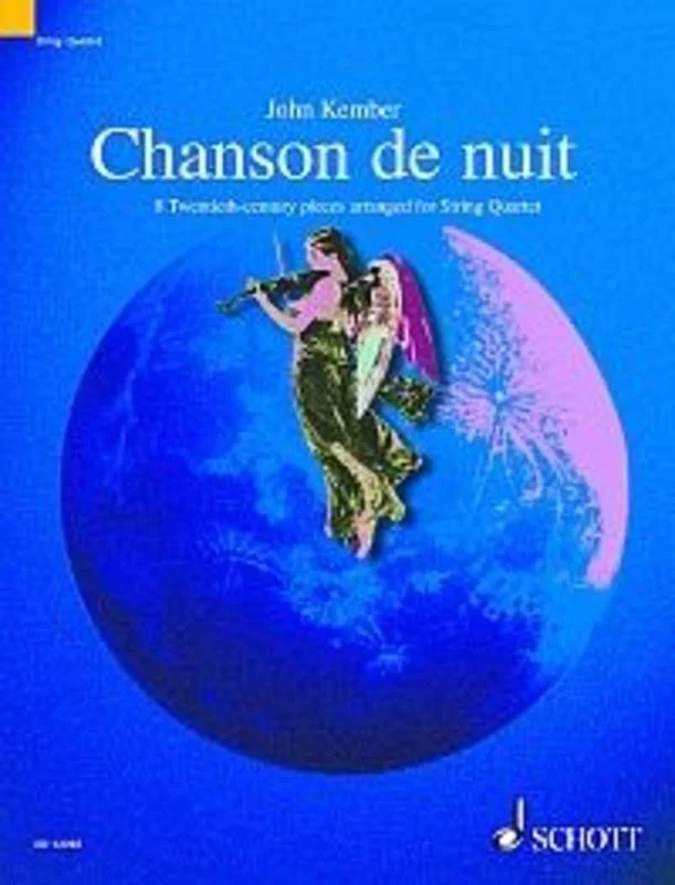 Chanson De Nuit 8 20th Century Pieces String Quartet (Music Score/Parts) Book