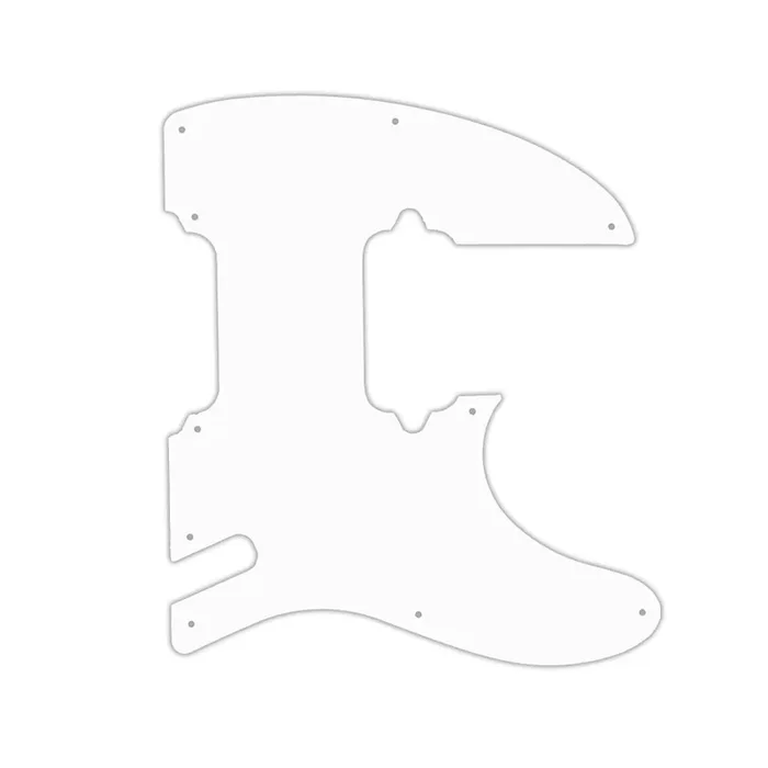 Charvel 2020 Pro-Mod So-Cal Style 2 HH 2PT – Solid Shiny White .090″ / 2.29mm thick, with bevelled edge