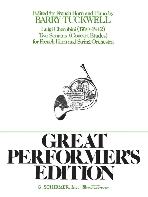 Cherubini – 2 Sonatas French Horn/Piano (Softcover Book)