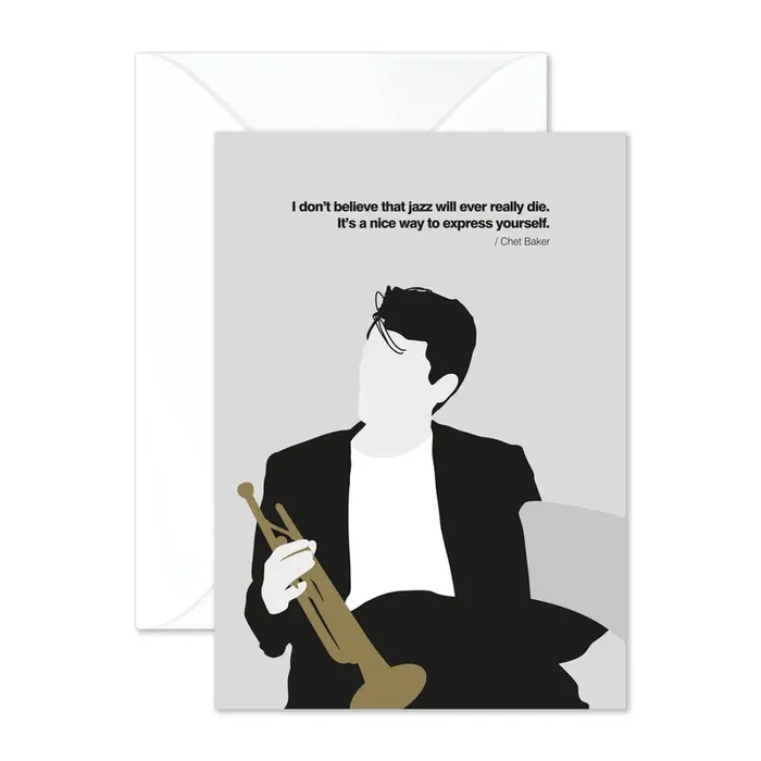 Chet Baker Greeting Card